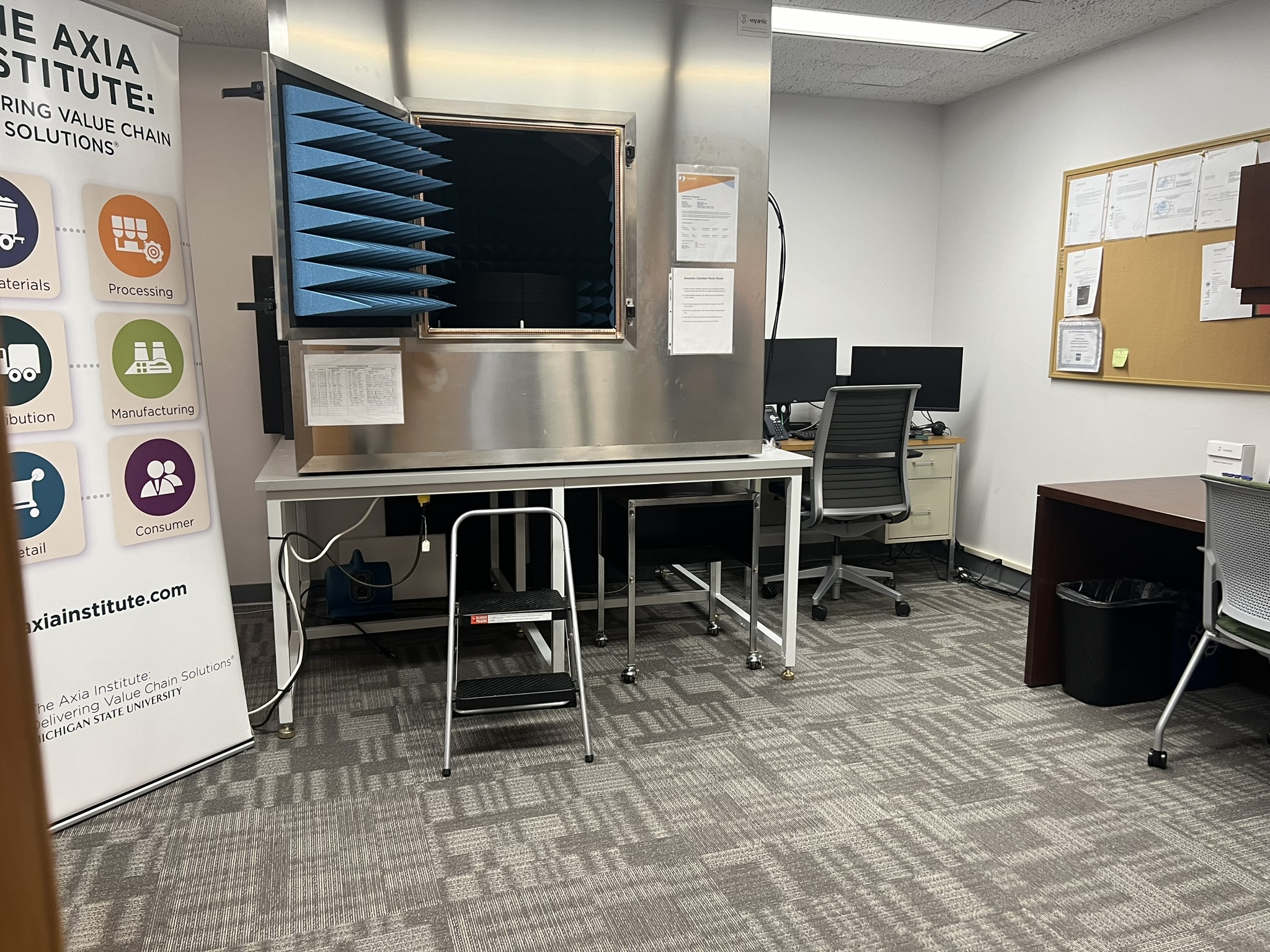 Axia RFID lab with Anechoic Chamber